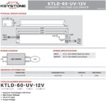 KEYSTONE KTLD-60-UV-12 60 WATT 12V CONSTANT VOLTAGE 120-277V SLIM CASE
